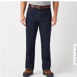 Duluth Flex Ballroom Jeans Workwear Denim Straight Leg 38x30